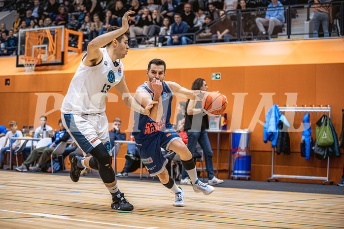 Basketball, Win2Day Superliga 2022/23, Grunddurchgang 10.Runde, Vienna Timberwolves, COLDAMARIS BBC Nord Dragonz, Luka Damjanac (13), Petar Cosic (3)