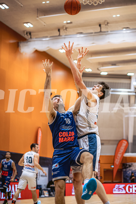 Basketball, Win2Day Superliga 2022/23, Grunddurchgang 10.Runde, Vienna Timberwolves, COLDAMARIS BBC Nord Dragonz, Jordan David Roberts (18), Paul Rotter (66)