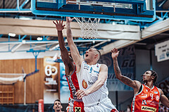 Basketball, Basketball Superliga 2023/24 , SF 4, Oberwart Gunners, Traiskirchen Lions, Jaquan Lawrence (40), Edi Patekar (9), Demarcus Demonia (4)
