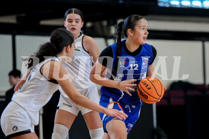 02.03.2025 Österreichischer Basketballverband 2024/25, SLWU16 Basket Flames UNION vs. DBB  Basketgirls Wels