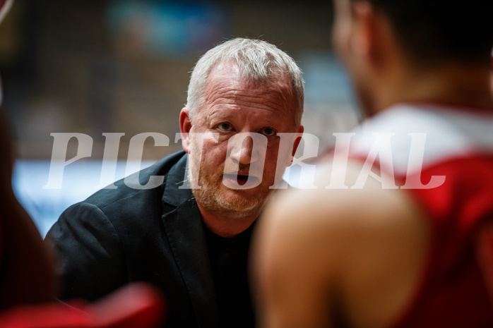 Basketball, bet-at-home Basketball Superliga 2020/21, Grunddurchgang 16. Runde, Oberwart Gunners, BC Vienna, Luigi Gresta (Ass. Coach)