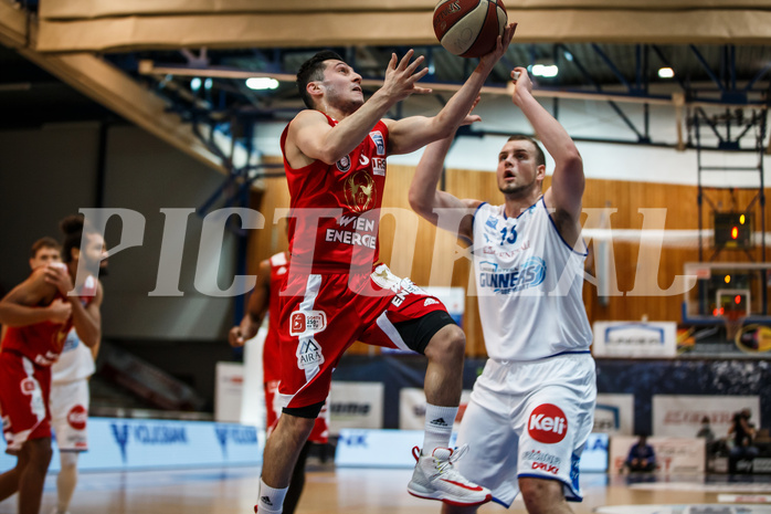 Basketball, bet-at-home Basketball Superliga 2020/21, Grunddurchgang 16. Runde, Oberwart Gunners, BC Vienna, Mustafa Hassan Zadeh (5)