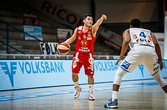 Basketball, bet-at-home Basketball Superliga 2020/21, Grunddurchgang 16. Runde, Oberwart Gunners, BC Vienna, Mustafa Hassan Zadeh (5)