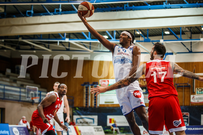 Basketball, bet-at-home Basketball Superliga 2020/21, Grunddurchgang 16. Runde, Oberwart Gunners, BC Vienna, Quincy Diggs (13)