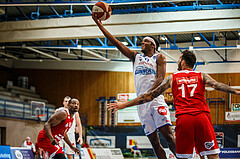 Basketball, bet-at-home Basketball Superliga 2020/21, Grunddurchgang 16. Runde, Oberwart Gunners, BC Vienna, Quincy Diggs (13)