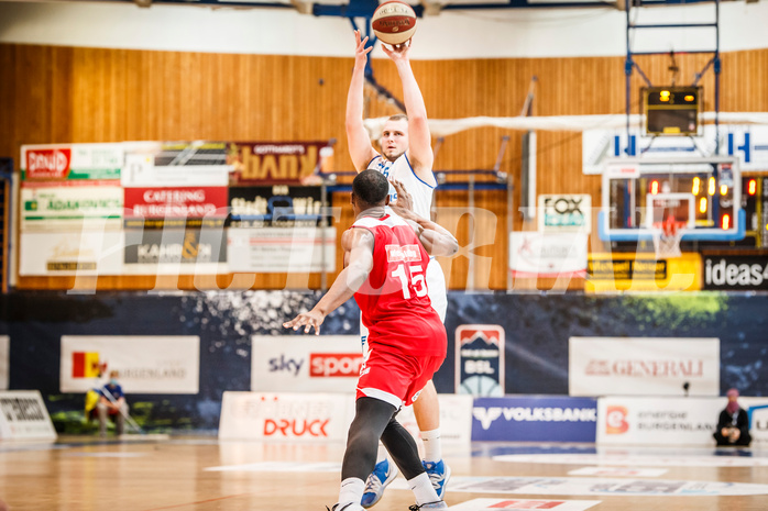 Basketball, bet-at-home Basketball Superliga 2020/21, Grunddurchgang, 16. Runde, Oberwart Gunners, BC Vienna, Renato Poljak (16)