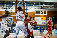 Basketball, bet-at-home Basketball Superliga 2020/21, Grunddurchgang 16. Runde, Oberwart Gunners, BC Vienna, Jason Detrick (19)