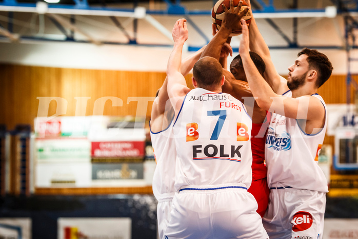 Basketball, bet-at-home Basketball Superliga 2020/21, Grunddurchgang, 16. Runde, Oberwart Gunners, BC Vienna, Defense
