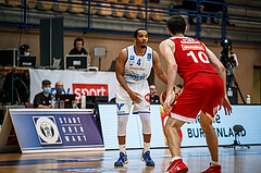 Basketball, bet-at-home Basketball Superliga 2020/21, Grunddurchgang 16. Runde, Oberwart Gunners, BC Vienna, Laurence Alexander (4)