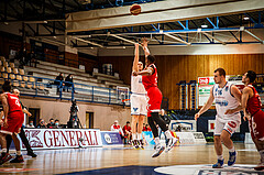 Basketball, bet-at-home Basketball Superliga 2020/21, Grunddurchgang, 16. Runde, Oberwart Gunners, BC Vienna, Sebastian Käferle (7)