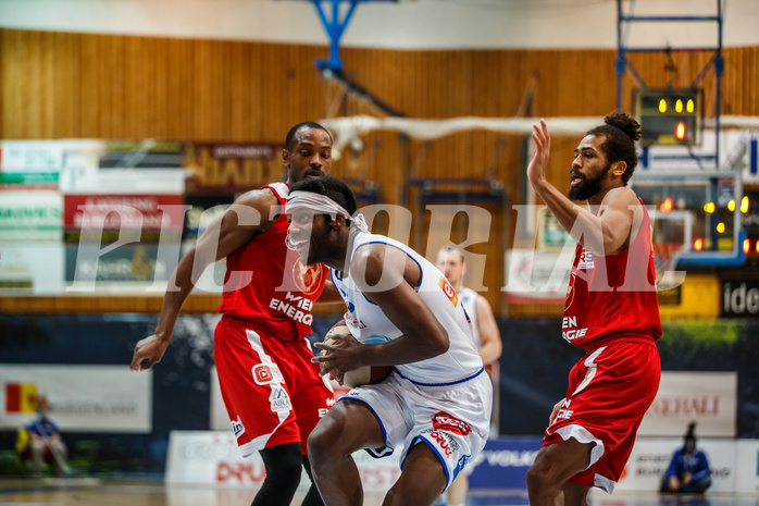 Basketball, bet-at-home Basketball Superliga 2020/21, Grunddurchgang 16. Runde, Oberwart Gunners, BC Vienna, Quincy Diggs (13)