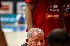 Basketball, bet-at-home Basketball Superliga 2020/21, Grunddurchgang 16. Runde, Oberwart Gunners, BC Vienna, Luigi Gresta (Ass. Coach)