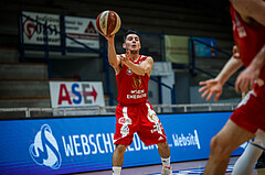 Basketball, bet-at-home Basketball Superliga 2020/21, Grunddurchgang 16. Runde, Oberwart Gunners, BC Vienna, Mustafa Hassan Zadeh (5)