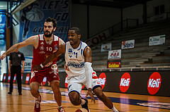 Basketball, bet-at-home Basketball Superliga 2020/21, Grunddurchgang 16. Runde, Oberwart Gunners, BC Vienna, Nigel Pruitt (11)