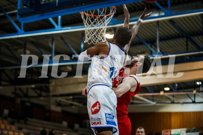 Basketball, bet-at-home Basketball Superliga 2020/21, Grunddurchgang 16. Runde, Oberwart Gunners, BC Vienna, Nigel Pruitt (11)