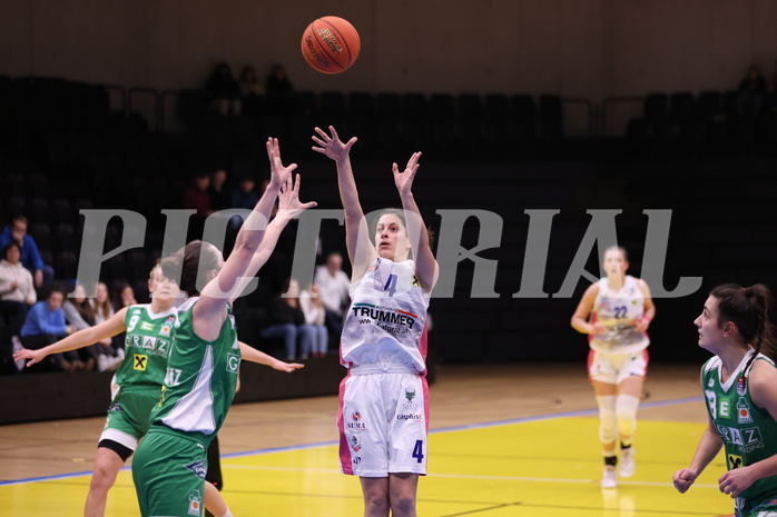 29.01.2023, Graz, Raiffeisen Sportpark, Basketball Damen Superliga 2022/23, Grunddurchgang 12.Runde, UBSC-DBBC Graz vs. UBI Graz,  