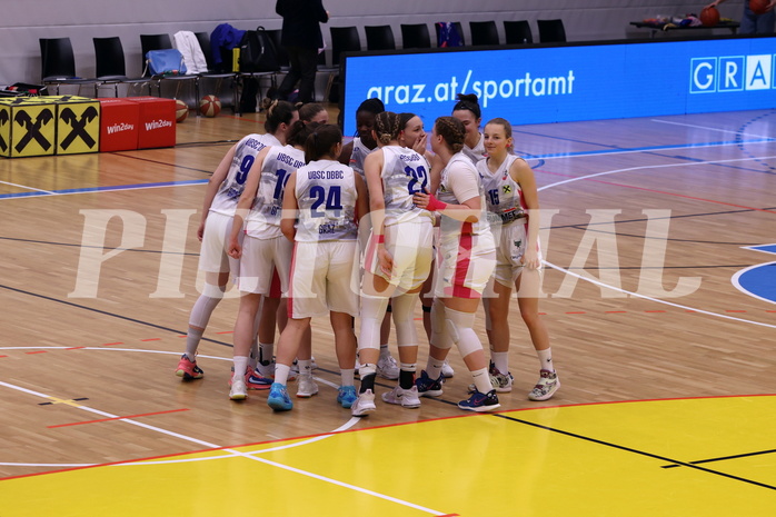 29.01.2023, Graz, Raiffeisen Sportpark, Basketball Damen Superliga 2022/23, Grunddurchgang 12.Runde, UBSC-DBBC Graz vs. UBI Graz,  