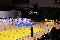29.01.2023, Graz, Raiffeisen Sportpark, Basketball Damen Superliga 2022/23, Grunddurchgang 12.Runde, UBSC-DBBC Graz vs. UBI Graz,  