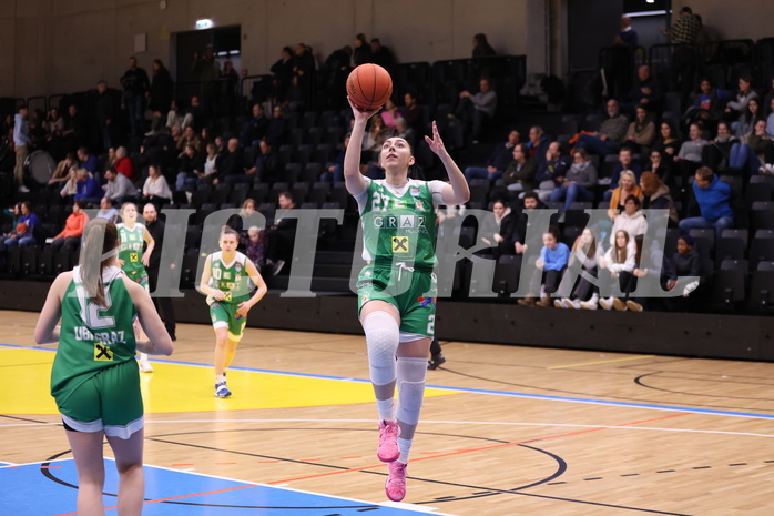 29.01.2023, Graz, Raiffeisen Sportpark, Basketball Damen Superliga 2022/23, Grunddurchgang 12.Runde, UBSC-DBBC Graz vs. UBI Graz,  