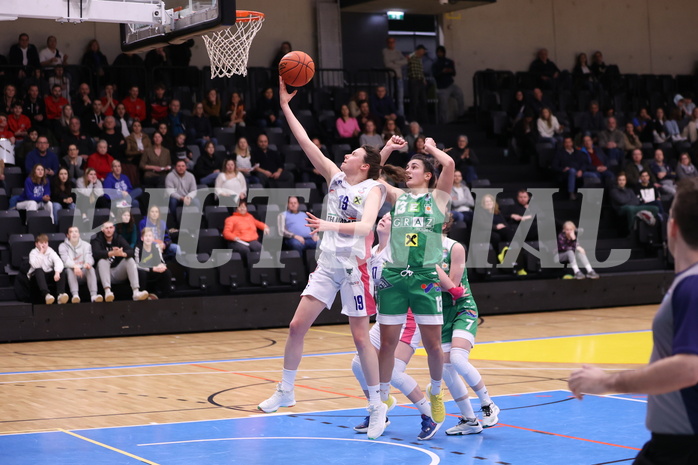 29.01.2023, Graz, Raiffeisen Sportpark, Basketball Damen Superliga 2022/23, Grunddurchgang 12.Runde, UBSC-DBBC Graz vs. UBI Graz,  