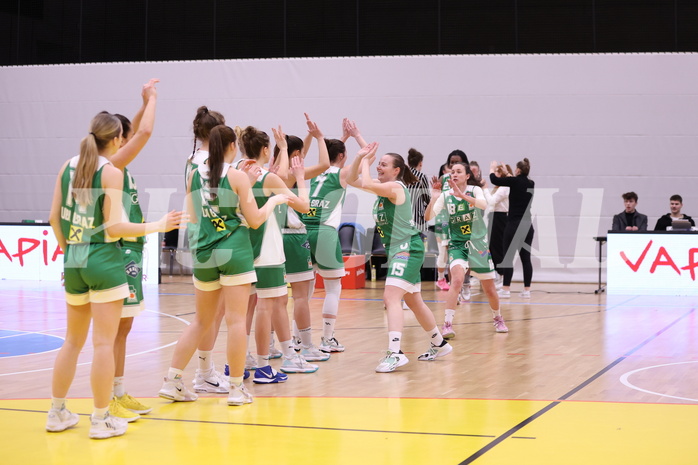 29.01.2023, Graz, Raiffeisen Sportpark, Basketball Damen Superliga 2022/23, Grunddurchgang 12.Runde, UBSC-DBBC Graz vs. UBI Graz,  