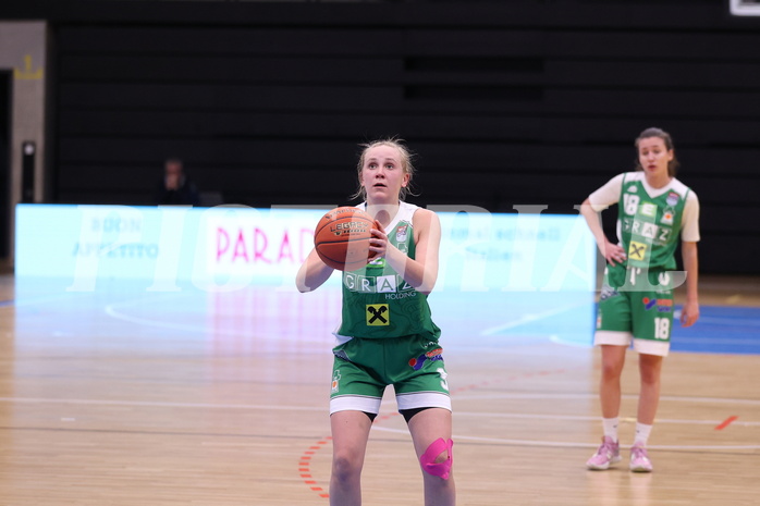 29.01.2023, Graz, Raiffeisen Sportpark, Basketball Damen Superliga 2022/23, Grunddurchgang 12.Runde, UBSC-DBBC Graz vs. UBI Graz,  