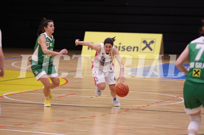 29.01.2023, Graz, Raiffeisen Sportpark, Basketball Damen Superliga 2022/23, Grunddurchgang 12.Runde, UBSC-DBBC Graz vs. UBI Graz,  