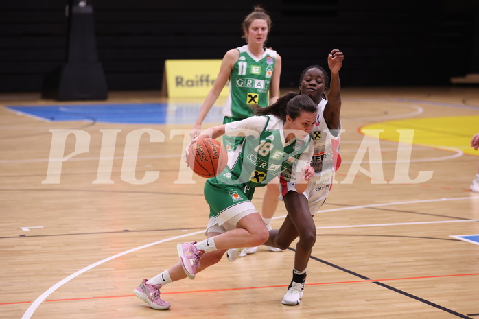 29.01.2023, Graz, Raiffeisen Sportpark, Basketball Damen Superliga 2022/23, Grunddurchgang 12.Runde, UBSC-DBBC Graz vs. UBI Graz,  