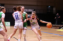 22.03.2025, Graz, Raiffeisen Sportpark, Basketball Damen Superliga 2024/25, Semifinale Spiel 2, UBSC-DBBC Graz - UBI Holding Graz