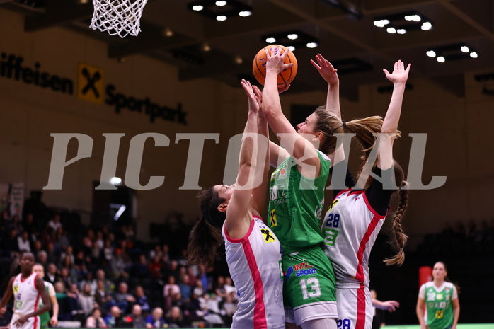 22.03.2025, Graz, Raiffeisen Sportpark, Basketball Damen Superliga 2024/25, Semifinale Spiel 2, UBSC-DBBC Graz vs. UBI Graz ,  