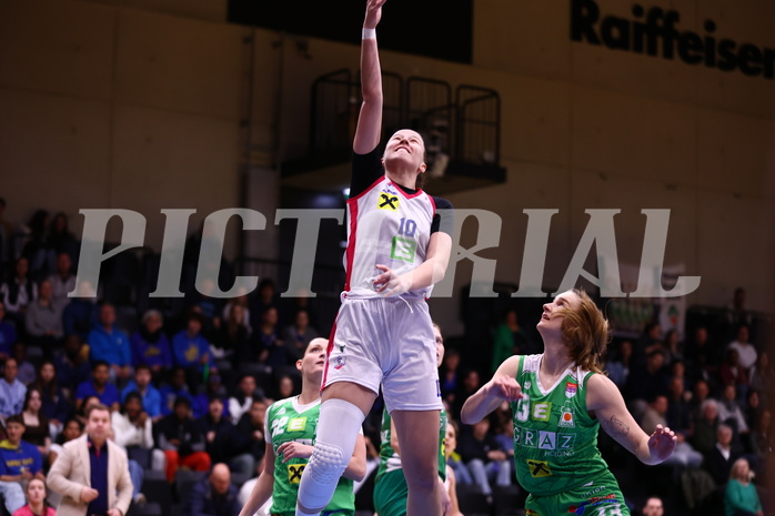 22.03.2025, Graz, Raiffeisen Sportpark, Basketball Damen Superliga 2024/25, Semifinale Spiel 2, UBSC-DBBC Graz - UBI Holding Graz