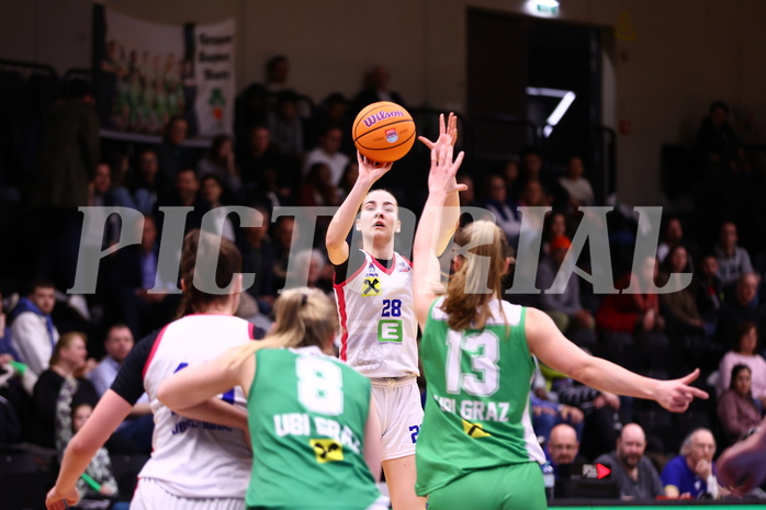 22.03.2025, Graz, Raiffeisen Sportpark, Basketball Damen Superliga 2024/25, Semifinale Spiel 2, UBSC-DBBC Graz - UBI Holding Graz