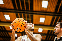 Basketball, Basketball Zweite Liga 2024/25, Playoffs Viertelfinale Spiel 2, Mattersburg Rocks, Wörthersee Piraten, Dominik Alturban (6)
