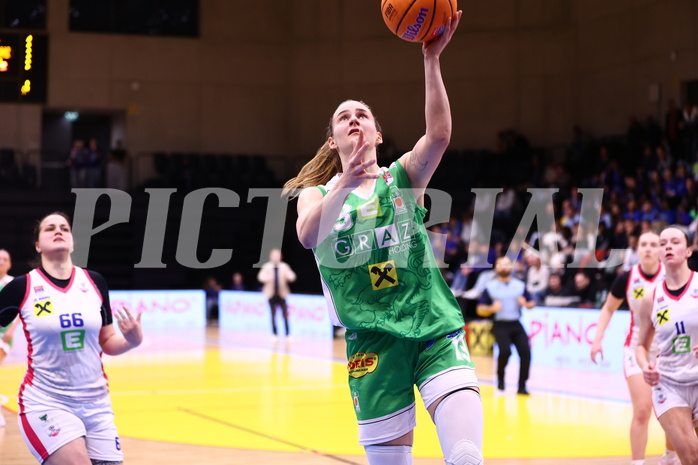 22.03.2025, Graz, Raiffeisen Sportpark, Basketball Damen Superliga 2024/25, Semifinale Spiel 2, UBSC-DBBC Graz - UBI Holding Graz