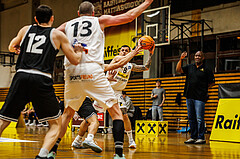 Basketball, Basketball Zweite Liga 2024/25, Playoffs Viertelfinale Spiel 2, Mattersburg Rocks, Wörthersee Piraten, Petar Zivkovic (8)