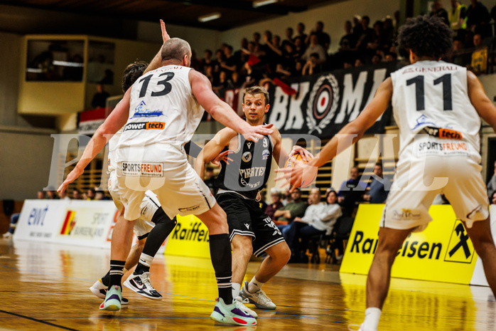 Basketball, Basketball Zweite Liga 2024/25, Playoffs Viertelfinale Spiel 2, Mattersburg Rocks, Wörthersee Piraten, Elvis Keric (9)