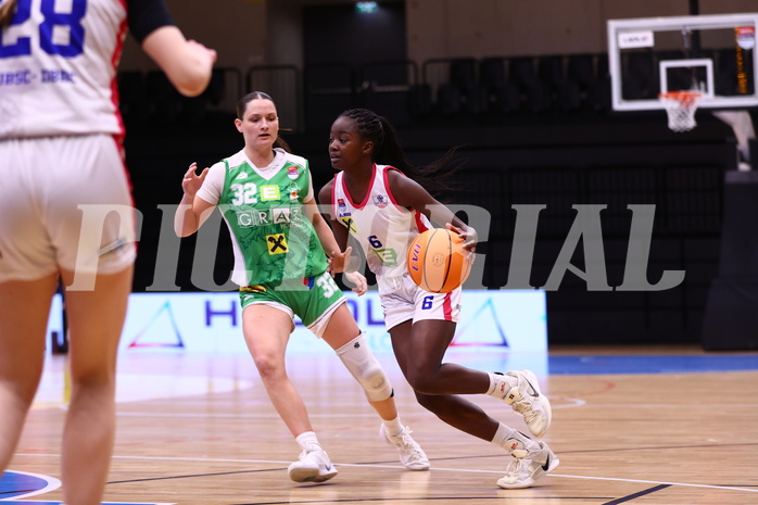 22.03.2025, Graz, Raiffeisen Sportpark, Basketball Damen Superliga 2024/25, Semifinale Spiel 2, UBSC-DBBC Graz - UBI Holding Graz