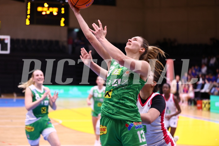 22.03.2025, Graz, Raiffeisen Sportpark, Basketball Damen Superliga 2024/25, Semifinale Spiel 2, UBSC-DBBC Graz - UBI Holding Graz