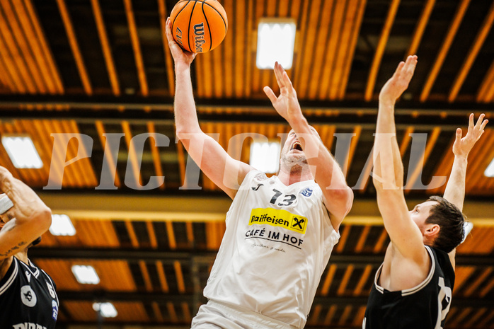 Basketball, Basketball Zweite Liga 2024/25, Playoffs Viertelfinale Spiel 2, Mattersburg Rocks, Wörthersee Piraten, Corey Hallett (13)