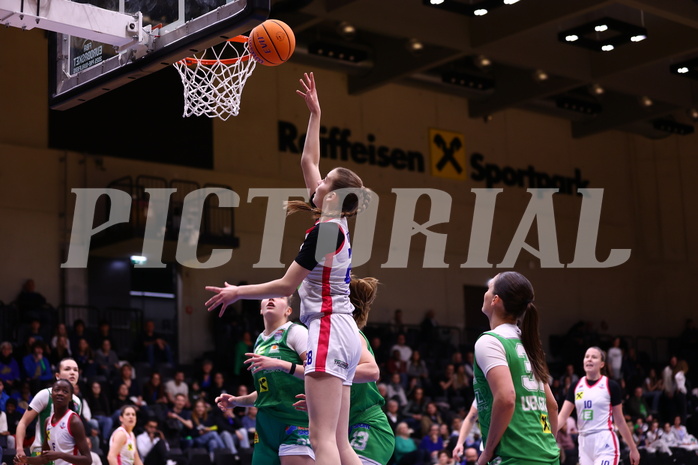 22.03.2025, Graz, Raiffeisen Sportpark, Basketball Damen Superliga 2024/25, Semifinale Spiel 2, UBSC-DBBC Graz - UBI Holding Graz