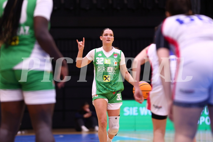 22.03.2025, Graz, Raiffeisen Sportpark, Basketball Damen Superliga 2024/25, Semifinale Spiel 2, UBSC-DBBC Graz - UBI Holding Graz
