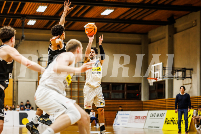 Basketball, Basketball Zweite Liga 2024/25, Playoffs Viertelfinale Spiel 2, Mattersburg Rocks, Wörthersee Piraten, Julian Alper (10)