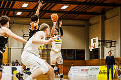 Basketball, Basketball Zweite Liga 2024/25, Playoffs Viertelfinale Spiel 2, Mattersburg Rocks, Wörthersee Piraten, Julian Alper (10)