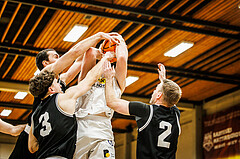 Basketball, Basketball Zweite Liga 2024/25, Playoffs Viertelfinale Spiel 2, Mattersburg Rocks, Wörthersee Piraten, Asdren Drew Koka (22)