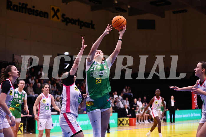 22.03.2025, Graz, Raiffeisen Sportpark, Basketball Damen Superliga 2024/25, Semifinale Spiel 2, UBSC-DBBC Graz vs. UBI Graz ,  