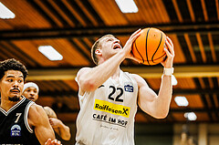 Basketball, Basketball Zweite Liga 2024/25, Playoffs Viertelfinale Spiel 2, Mattersburg Rocks, Wörthersee Piraten, Asdren Drew Koka (22)