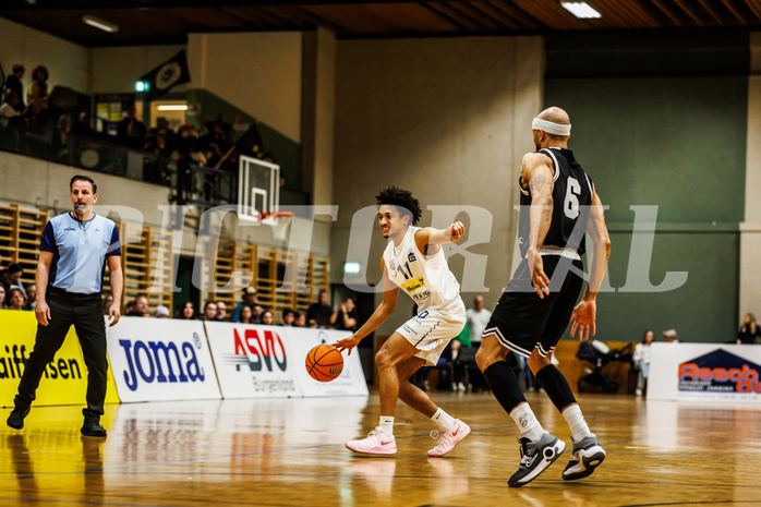 Basketball, Basketball Zweite Liga 2024/25, Playoffs Viertelfinale Spiel 2, Mattersburg Rocks, Wörthersee Piraten, Yann Grandperret (11)