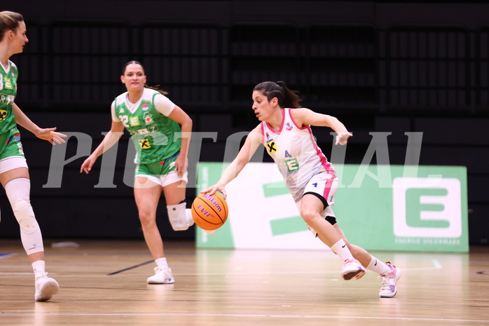 22.03.2025, Graz, Raiffeisen Sportpark, Basketball Damen Superliga 2024/25, Semifinale Spiel 2, UBSC-DBBC Graz - UBI Holding Graz