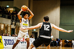 Basketball, Basketball Zweite Liga 2024/25, Playoffs Viertelfinale Spiel 2, Mattersburg Rocks, Wörthersee Piraten, Yann Grandperret (11)