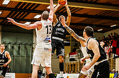 Basketball, Basketball Zweite Liga 2024/25, Playoffs Viertelfinale Spiel 2, Mattersburg Rocks, Wörthersee Piraten, Shawn L. Ray (6)